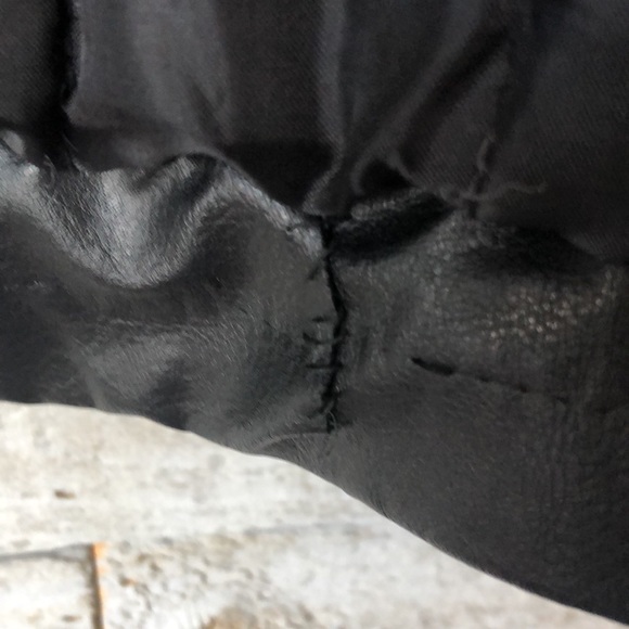 Canada logo vegan leather bomber jacket - Picture 11 of 11